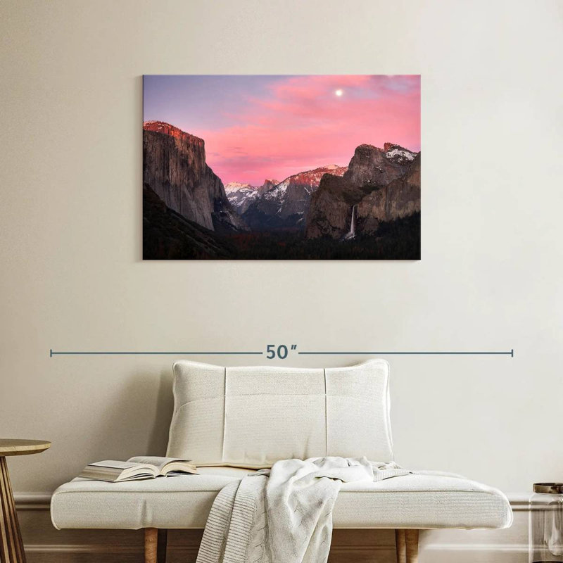 Parc national Alvord Yosemite au crépuscule, H 24 po x l 36 po