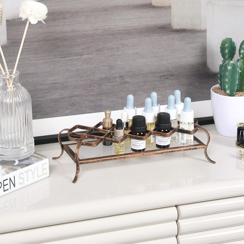 Metal 14 Compartments Makeup Organiser