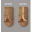 Décoration murale de style zen avec lumières DEL persimmon et porte-bonheur-1407662505