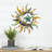 Metal Indoor Outdoor Abstract Patterned Sun and Moon Wall Decor with Accents-910505702