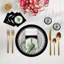 Zodiac Scorpio Black Vegan Leather Round Coasters-770839875