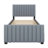 Upholstered Platform Bed With Trundle-2102198275