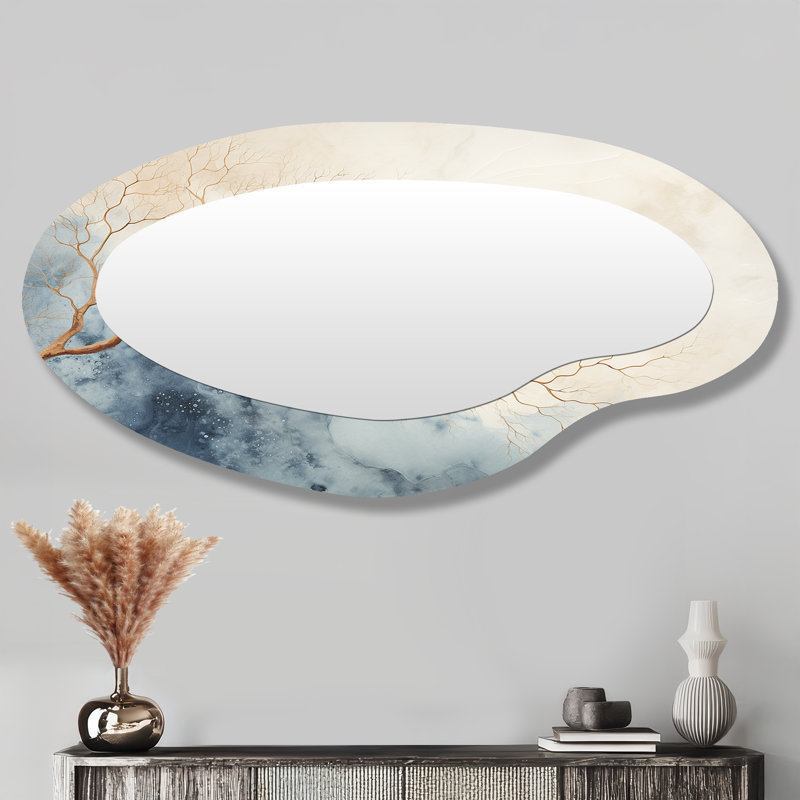 Miroir mural Beige Minimalisme