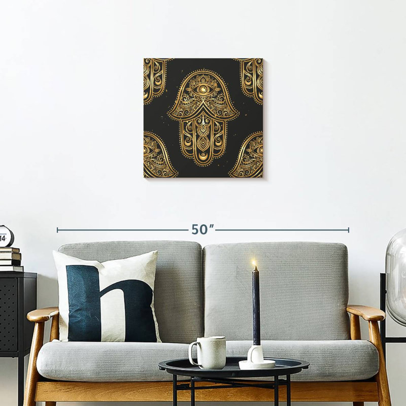Hamsa ornementale Kerrick, H 20 po x l 20 po