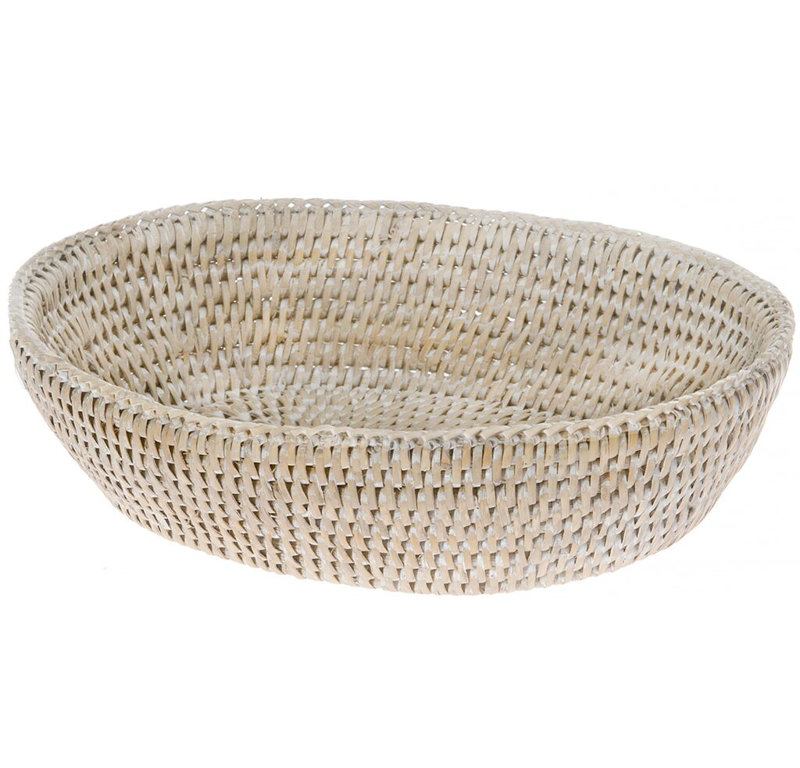 Panier à pain Madson, Blanc délavé