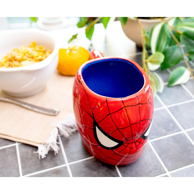 Silver Buffalo MC7032 Marvel Comics Spider-Man Eyes Mug en céramique, 414  ml, multicolore
