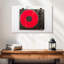 Tourne-disque rouge vif Abarca-107706013
