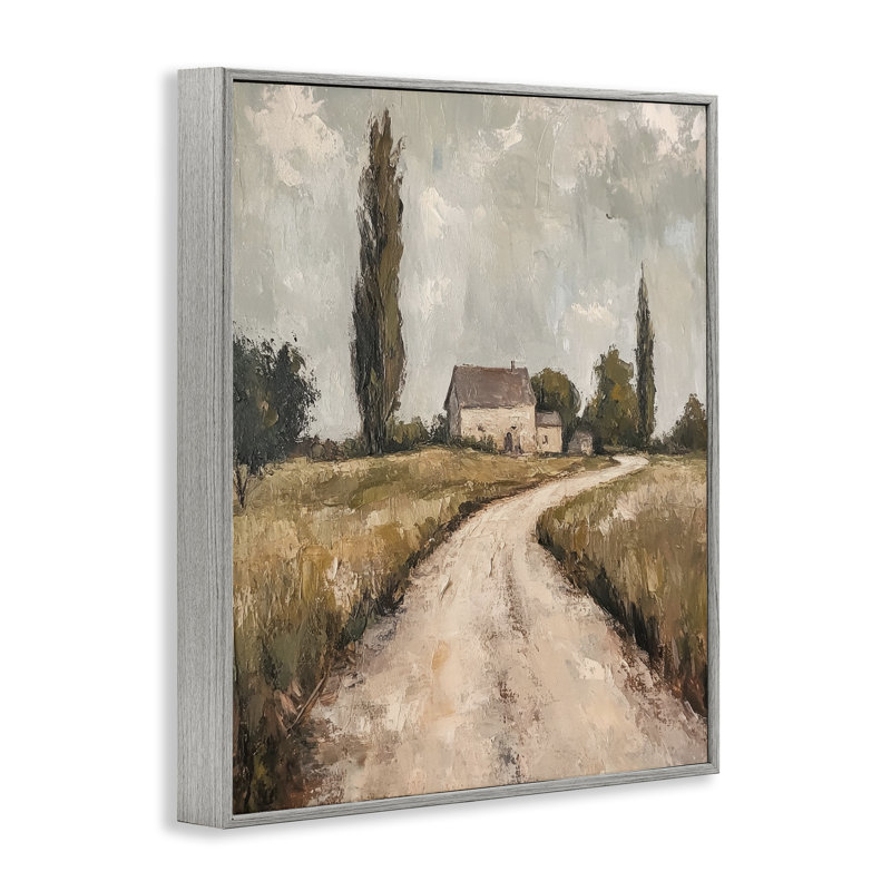 Estampe numérique Painterly Quiet Country, conception de Petal Prints Design, H 14 po x l 11 po, Estampe numérique Farmhouse