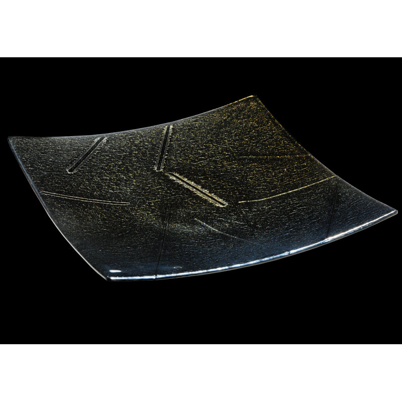 Metro Fusion Handmade Glass Dinner Plate