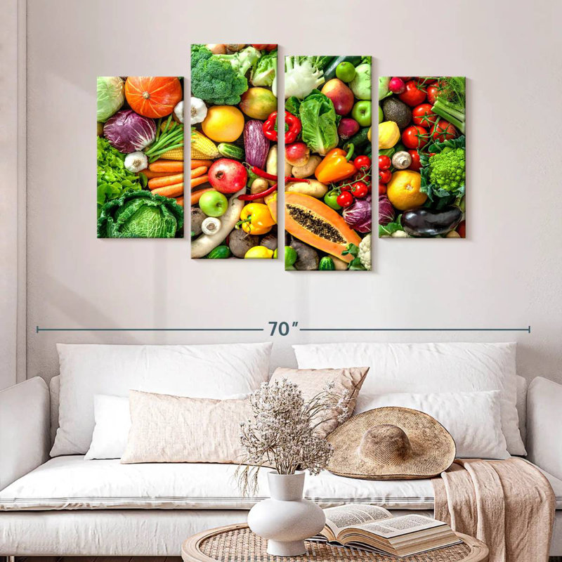 Kerrick récolte de fruits et légumes, H 32 po x l 52 po