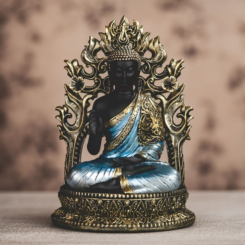 Figurine de bouddha thaï H 8,75 "