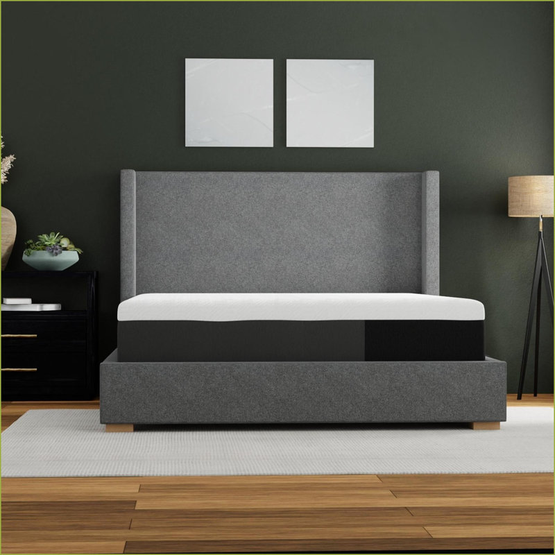 Matelas Matelas double en mousse viscoélastique imprégnée de gel 12 po | Blanc neige | Mousse, Lit double