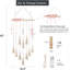 Décoration murale suspendue en macramé Boho