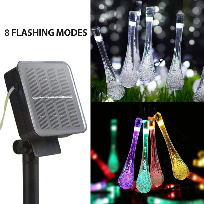 Morningstar 21.3' Indoor LED Solar Powered 30 - Bulb Mini String Light