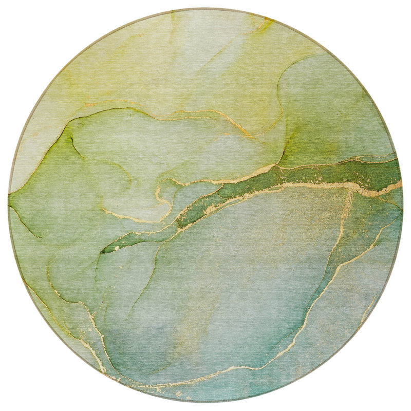Tapis extérieur rond rond 8 po