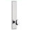 Grandeur Carré Tall Plate Passage with Fifth Avenue Door Knob