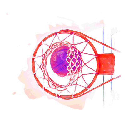 " Aerial Basketball Swish "