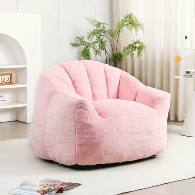 Fauteuil à billes, fauteuil à billes avec accoudoirs rembourrés de mousse à haute densité, fauteuil à billes Fauteuil à billes confortable pour adultes dans le salon, lecture dans la chambre à coucher