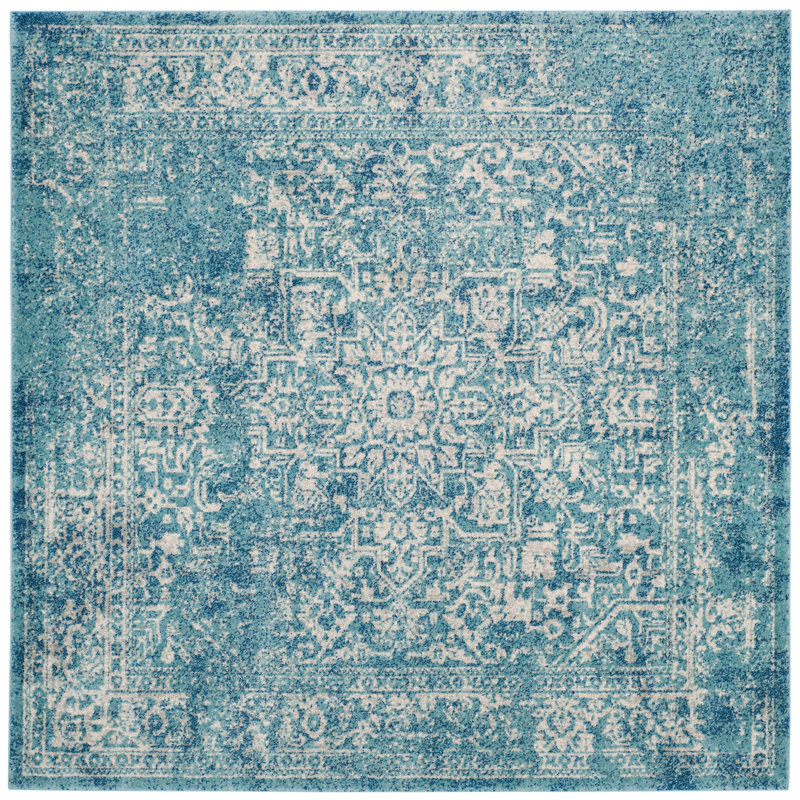 Guidi Performance Oriental Rug, Square 6'7"