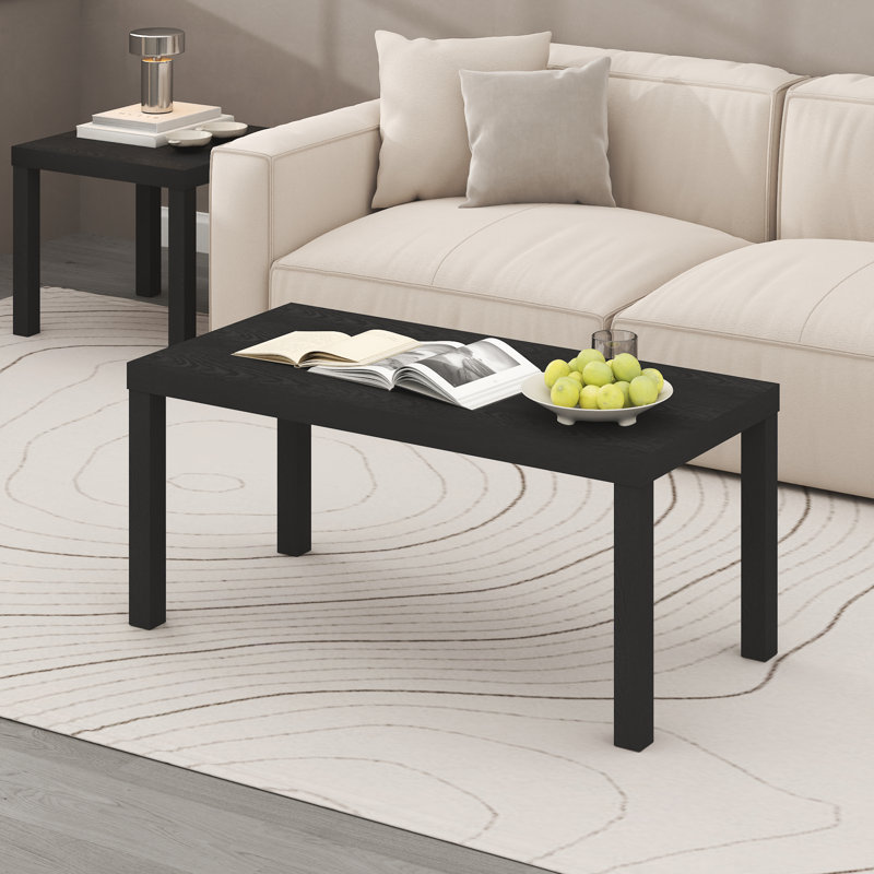 Table basse Malony, Noir