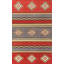 Mesa Wool Southwestern Area Rug in Red-50584168