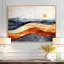 «Sahara Landscape Amber River Colors I - Desert», reproduction d'art sur toile-131572374-159308333-131572382