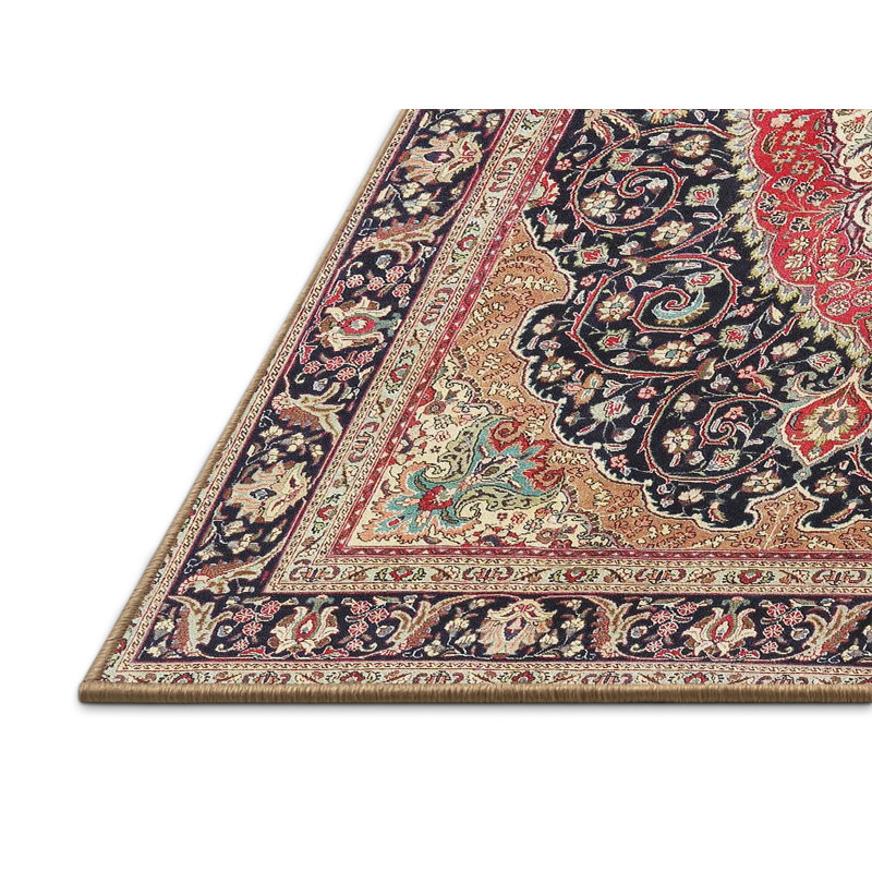 Glasmann Oriental Indoor Rug, Rectangle 5' x 7'