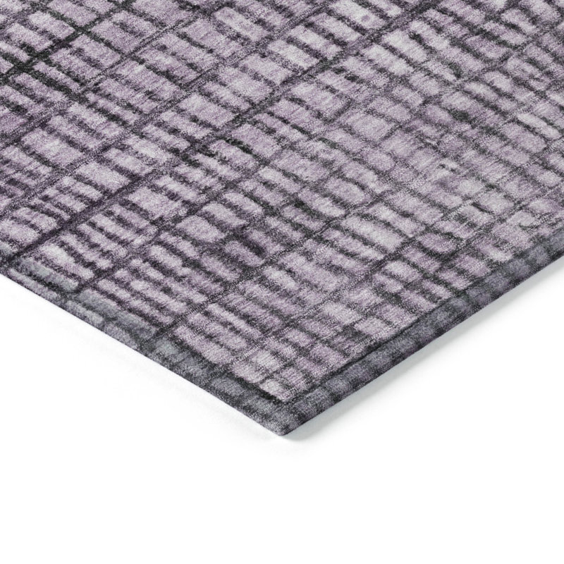 Tapis intérieur / extérieur lavable à la machine Xhevrie, Tapis de couloir 2 pi 3 po x 7 pi 6 po