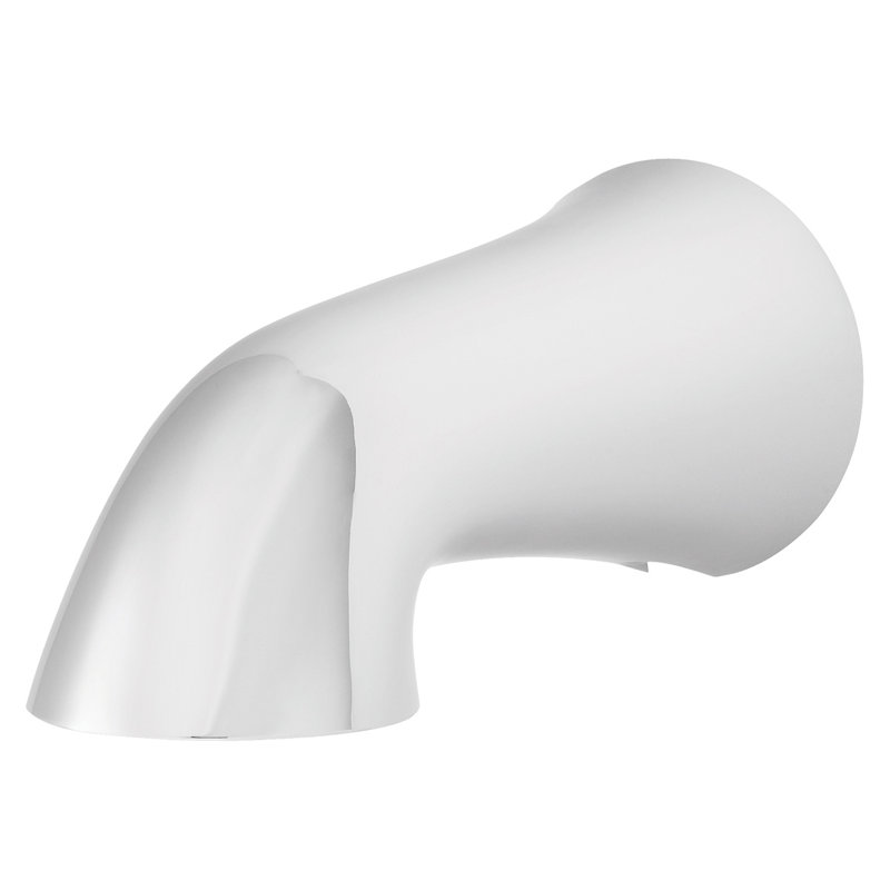 Caspian Wall Mounted Tub Spout Trim, Polished Chrome