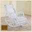 Chaise berçante blanche