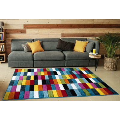 Daelon Solid Colour Area Rug