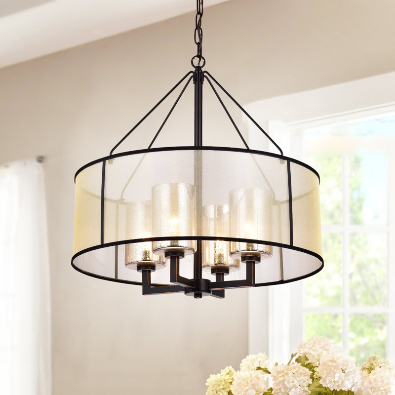 Rehan 4 - Light Drum Chandelier