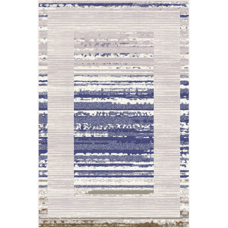 Tapis luxueux en velours (4,6 x 7,2 pi), tissu antibactérien à 100%, envers en coton antidérapant, hauteur des poils: 0,4 po | Lavable à la machine, impression numérique 3D | Parfait pour le décor du salon et de la chambre à coucher, doux et durable