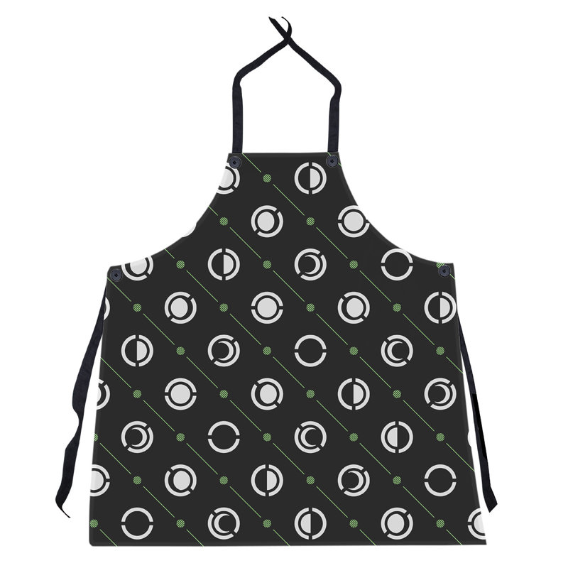 Skeffingt Bib Apron, Green Accent