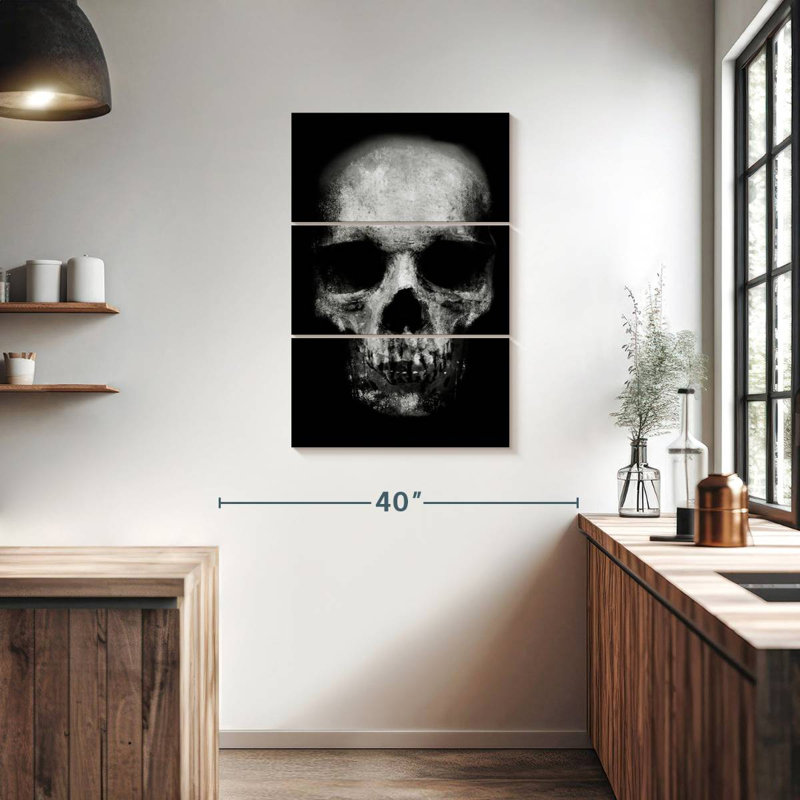 Phantom Skull, 38" H x 24" W