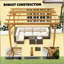 Pergola arquée, treillis de jardin pour l'extérieur