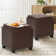 Upholstered Storage Ottoman – Multi-Functional Footrest & Hidden Storage