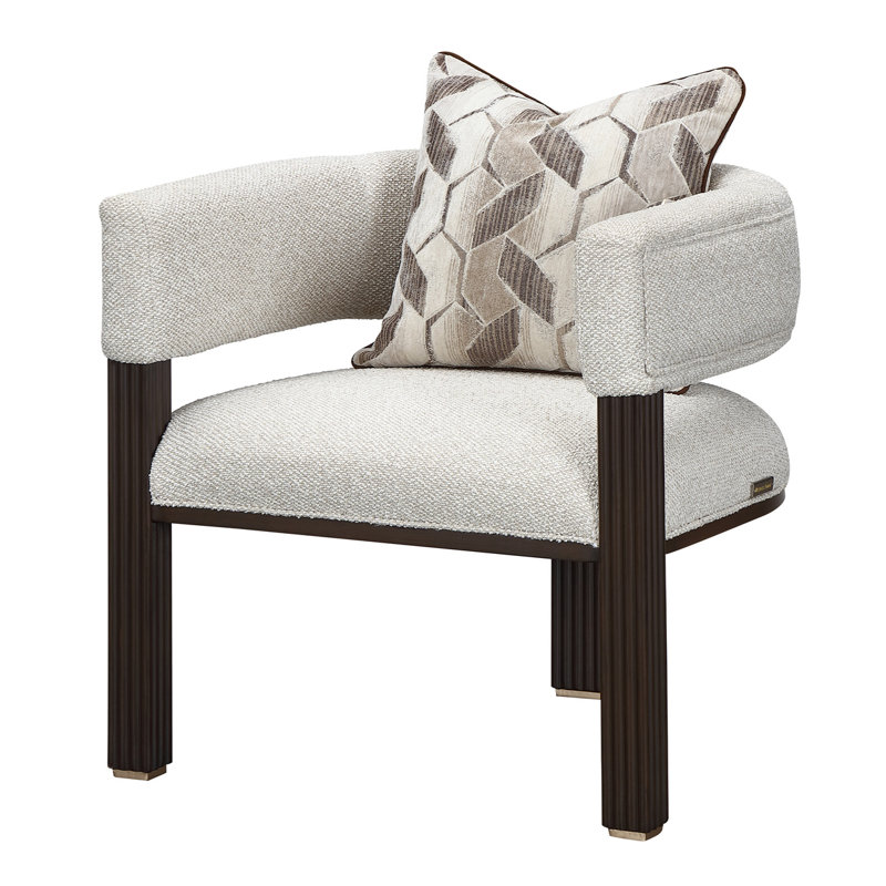 West Kensington Accent Chair, Espresso Wood
