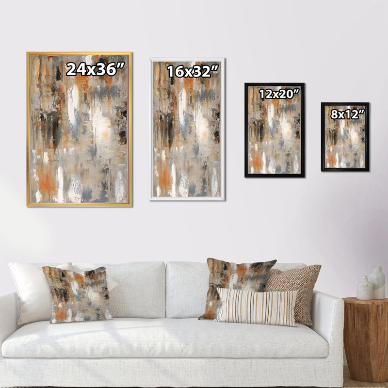 Le brun rencontre l'art abstrait gris Le brun rencontre l'art abstrait gris
