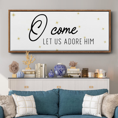 O Come - toile encadrée