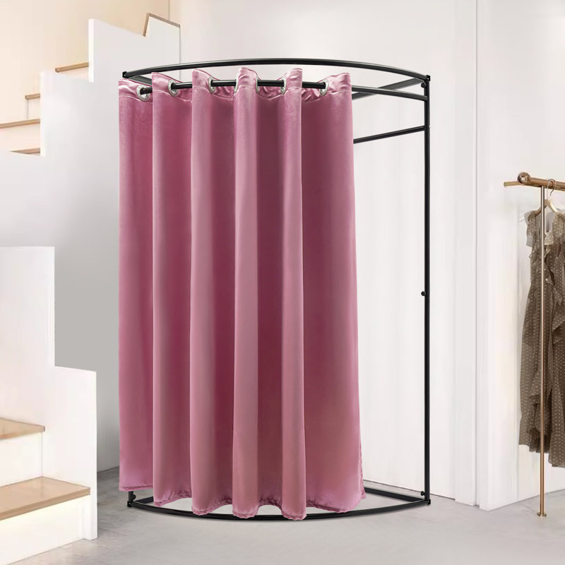 Paravent pour salle de bain 78,7 po, Rose