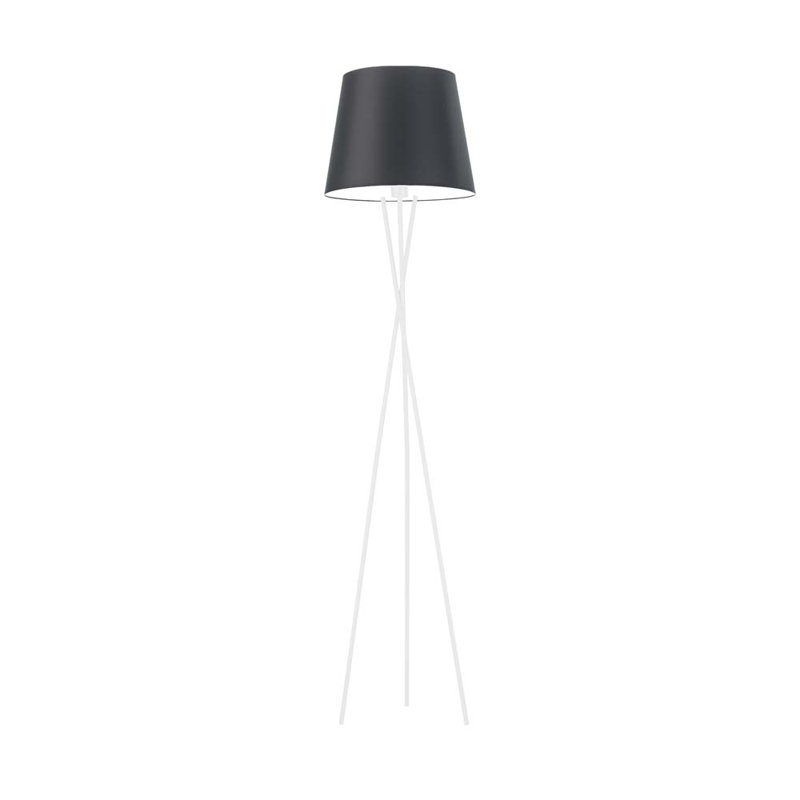 Arlaith 165cm Tripod Floor Lamp, Black, White