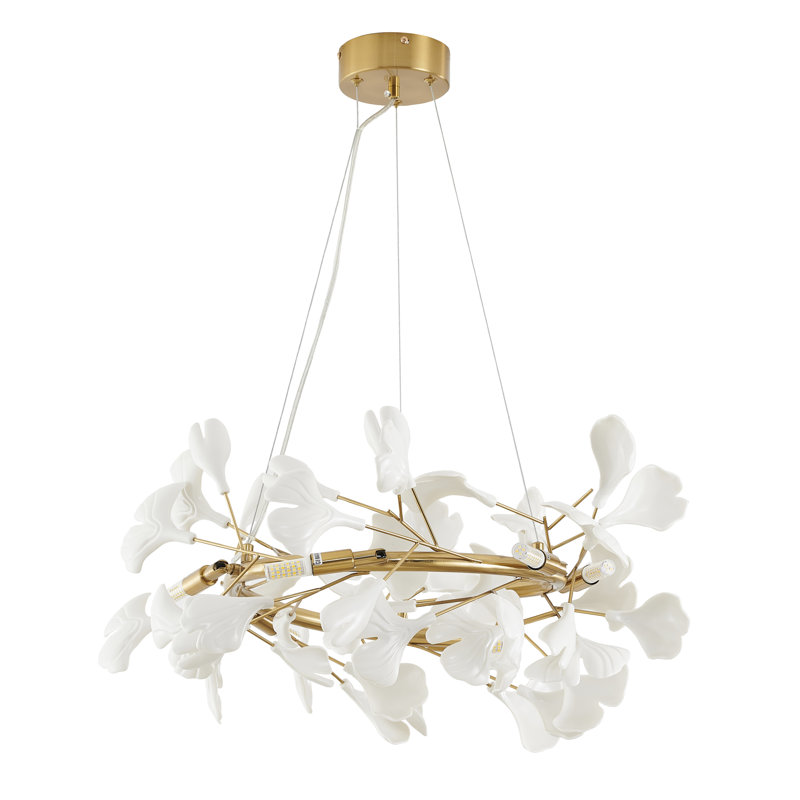 Lustre floral à 6 lumières Kidata