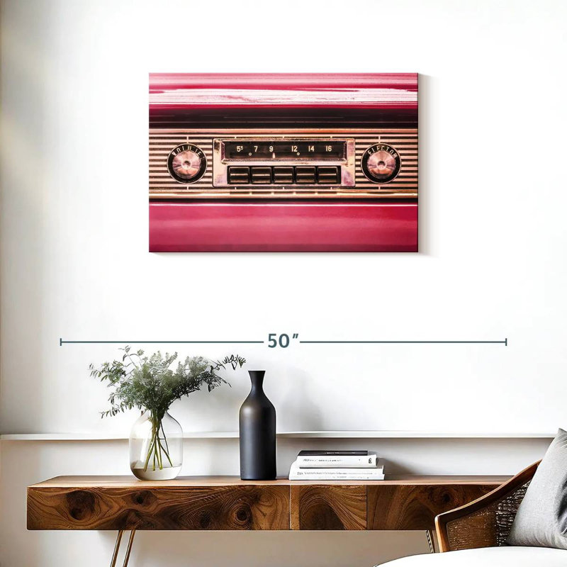 Autoradio Abarca Retro, H 20 po x l 30 po