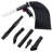Aluminium Pneumatic Vacuum Blower Gun Kit, 2-in-1 Handheld Air Vacuum & Blow Tool For Dust Removal Cleaning Inflation Workshop Garage Use