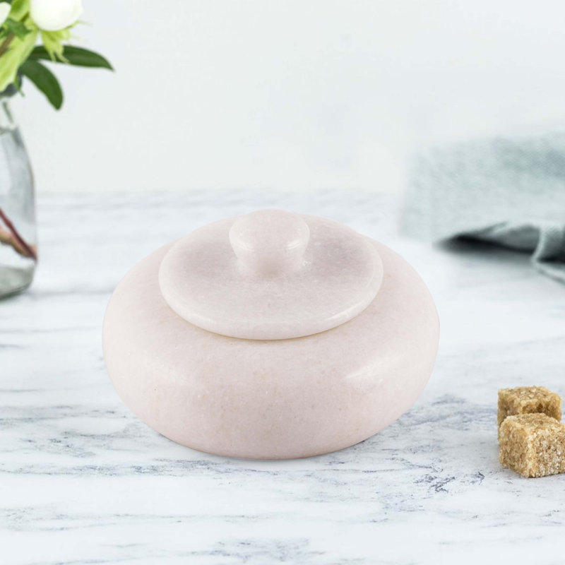 INOX Artisans Marble Salt and Pepper Shaker Set