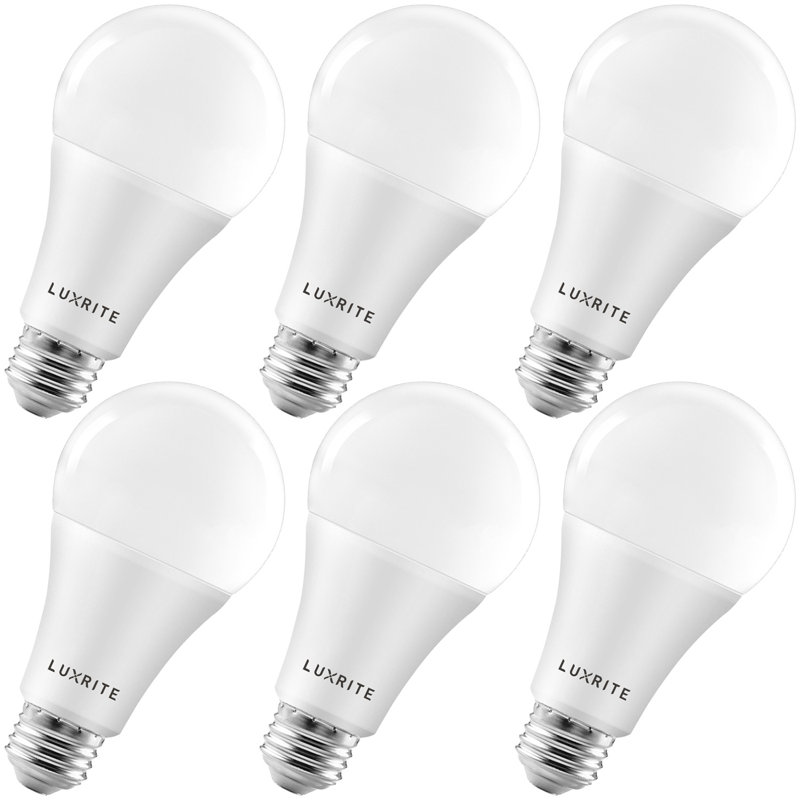 22 watts (équivalent à 150 watts), DEL A21, ampoule à intensité variable, blanc chaud (3000K) E26 / culot moyen (standard)