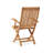 Devon 3-Piece Round Teak Outdoor Bistro Set