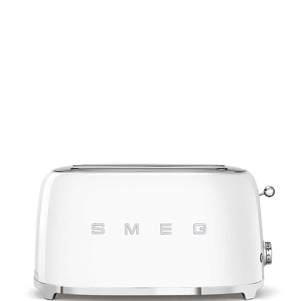 SMEG 50's Retro Style Aesthetic 4 Slice Toaster, Pink