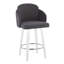 Tabouret de comptoir à hauteur fixe avec pivot-2020643155